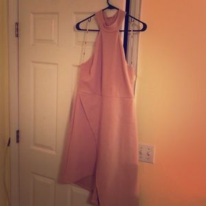ASOS  Blush Asymmetrical Dress